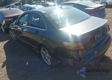 2009 Mercedes-Benz C 350 Sport из США, поврежденный, VIN WDDGF56X19F226269